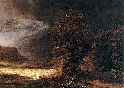 Rembrandt Peale Landscape with the Good Samaritan oil
